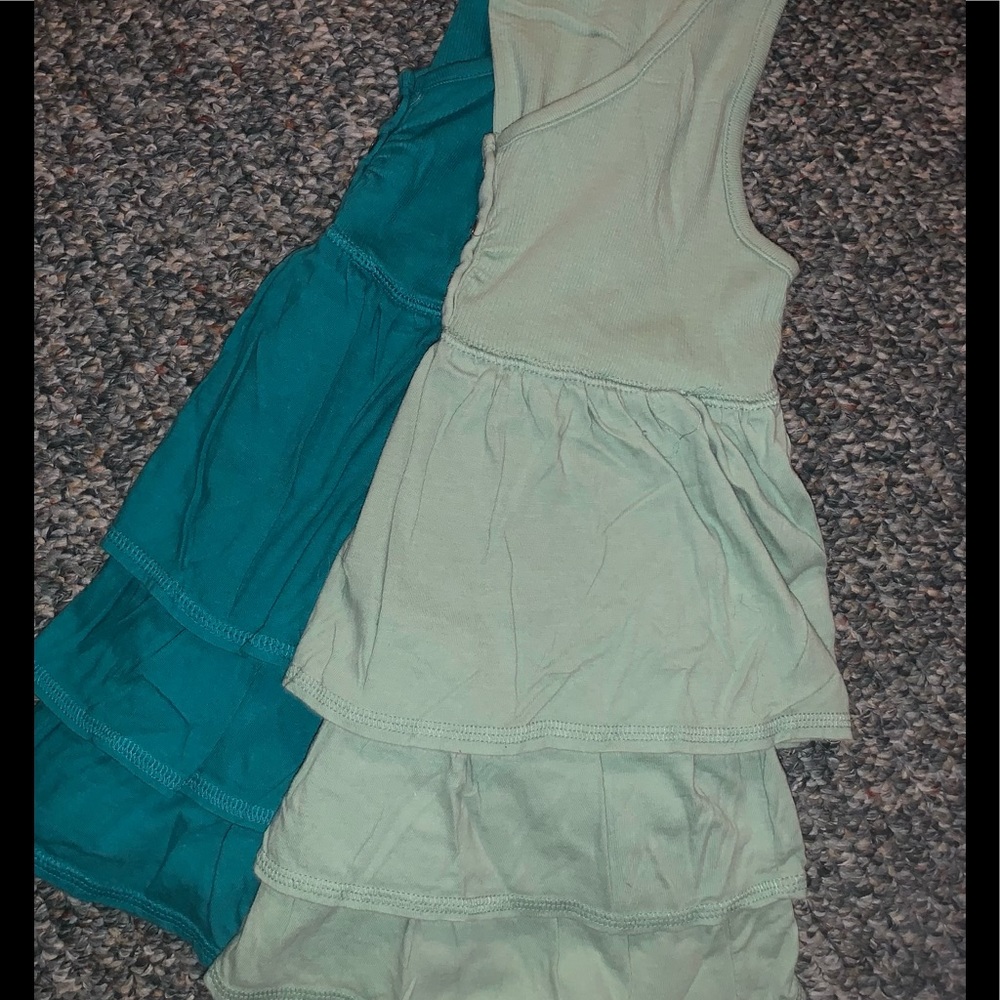 2 Old Navy Girls Tiered Tank Tops